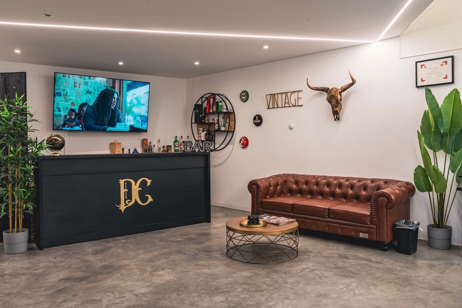 La reception del DC Barber Club ad Arbedo